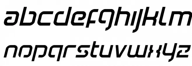 Youngerblood Italic 字体 大写