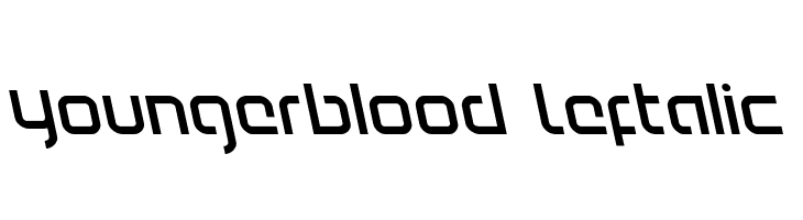 Youngerblood Leftalic  Frei Schriftart Herunterladen
