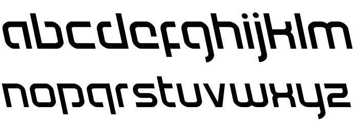 Youngerblood Leftalic Font LOWERCASE