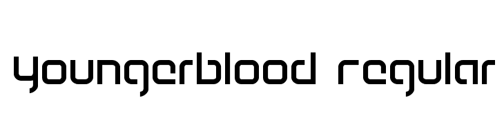 Youngerblood Regular  font caratteri gratis