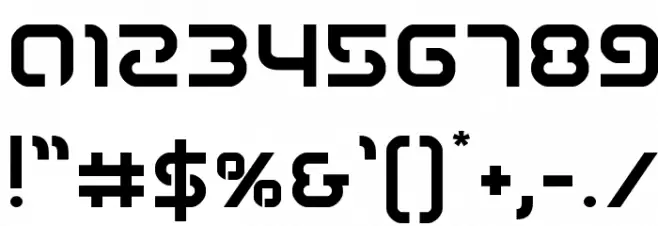 Youngerblood Regular Font OTHER CHARS