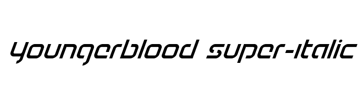 Youngerblood Super-Italic  Fuentes Gratis Descargar