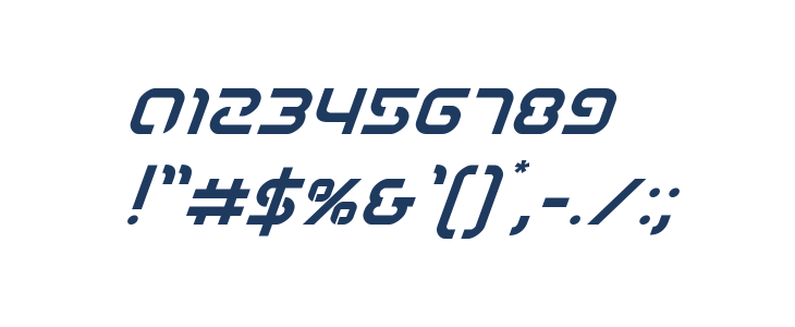 Youngerblood Super-Italic Other Characters