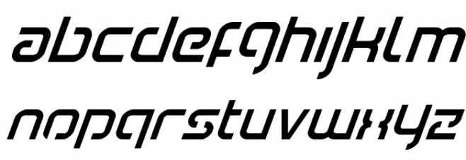 Youngerblood Super-Italic फ़ॉन्ट अपरकेस