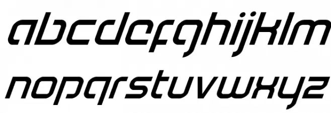 Youngerblood Super-Italic خط أحرف صغيرة