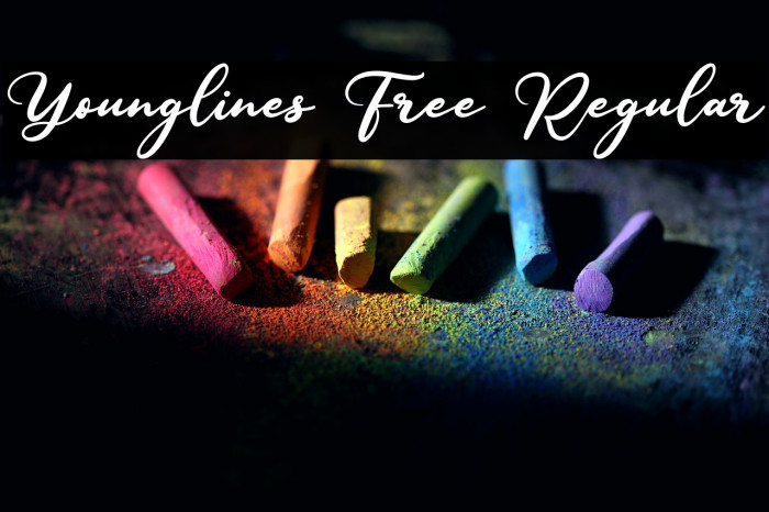 Younglines Free Regular Example 1