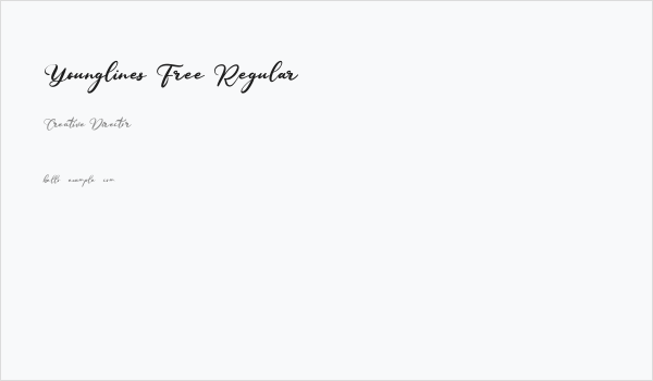 Younglines Free Regular Business Card