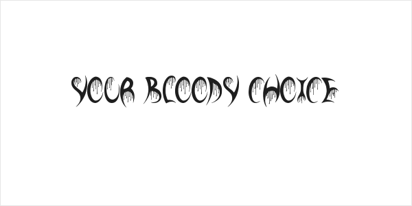 Your Bloody Choice Logo
