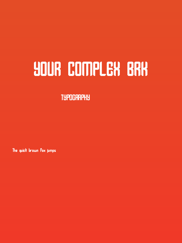 Your Complex BRK Poster