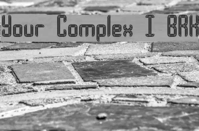 Your Complex I BRK フォント examples