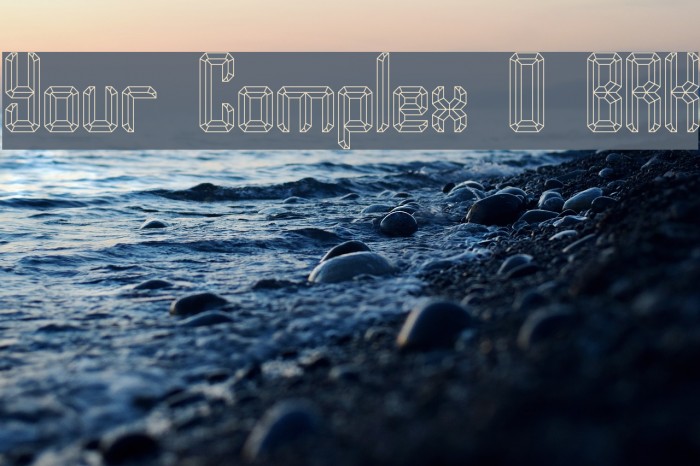 Your Complex O BRK Font examples
