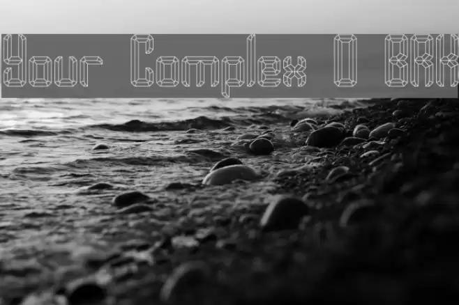 Your Complex O BRK Font examples