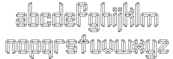 Your Complex O BRK Font LOWERCASE