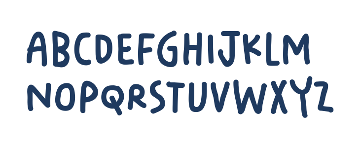 Your Doodle Font Uppercase