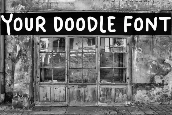 Your Doodle Font Polices examples
