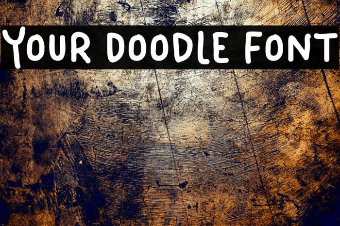 Your Doodle Font Example 3