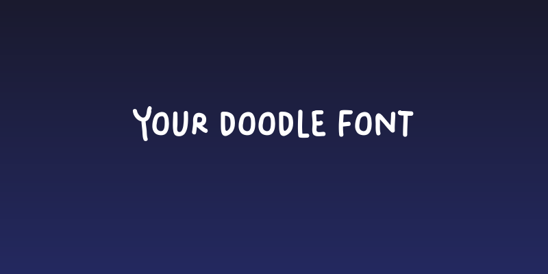 Your Doodle Font Social Header