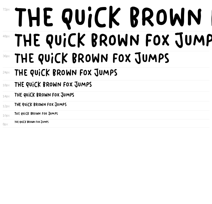 Your Doodle Font Waterfall