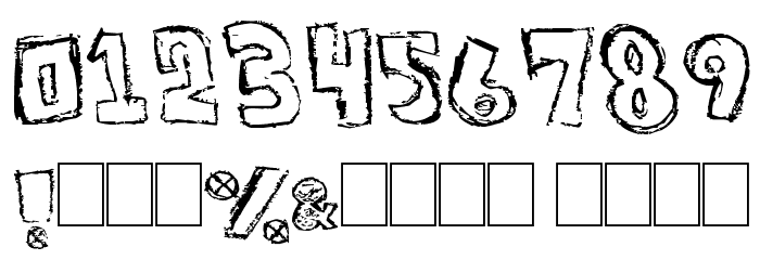 Your Font Шрифта ДРУГИЕ символов