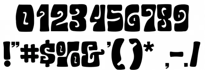 Your Groovy Font Font OTHER CHARS