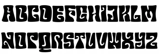 Your Groovy Font Polices MAJUSCULES