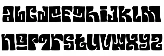 Your Groovy Font Font LOWERCASE