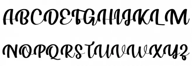Your Love Tonight Schriftart Groß