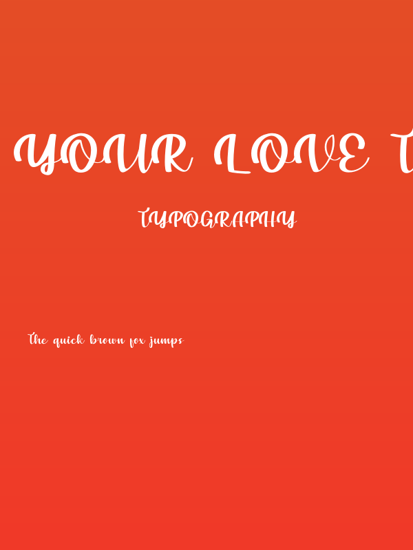 Your Love Tonight Poster