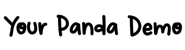 Your Panda Demo  les polices de caractères gratuit tlcharger