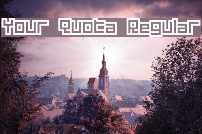 Your Quota Regular Example 2