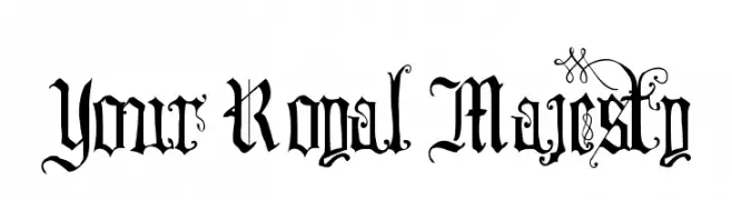 Your Royal Majesty 