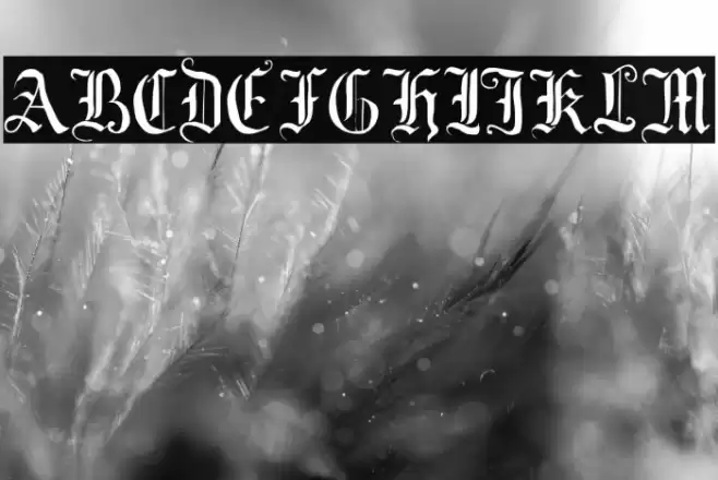 Your Royal Majesty Font examples