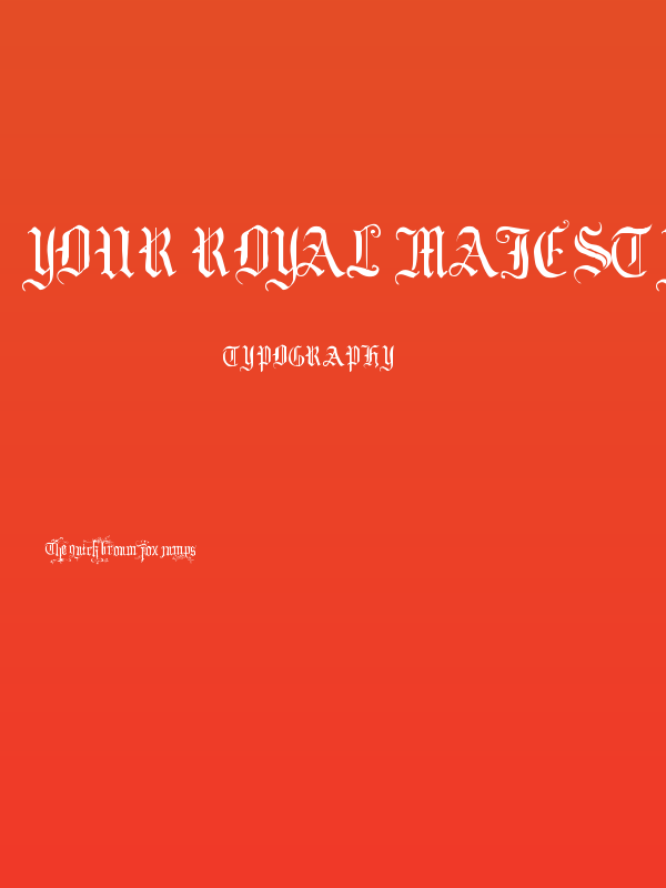 Your Royal Majesty Poster