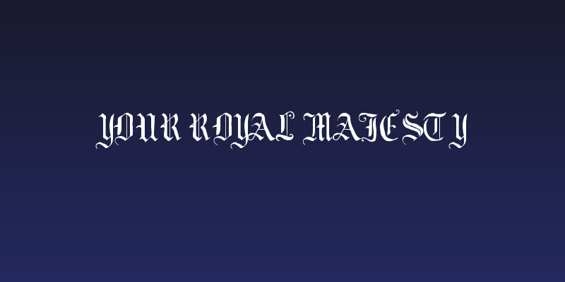 Your Royal Majesty Social Header