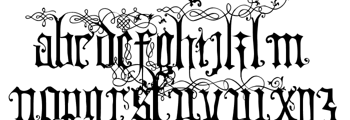 Your Royal Majesty Font LOWERCASE