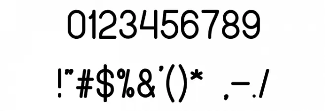 Your Smile Font OTHER CHARS