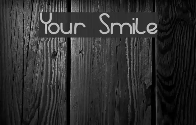 Your Smile Font examples