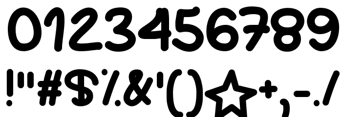 Your Star Font OTHER CHARS