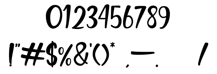 Your dream Font OTHER CHARS