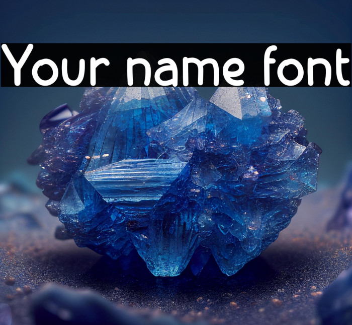 Your name font Example 3
