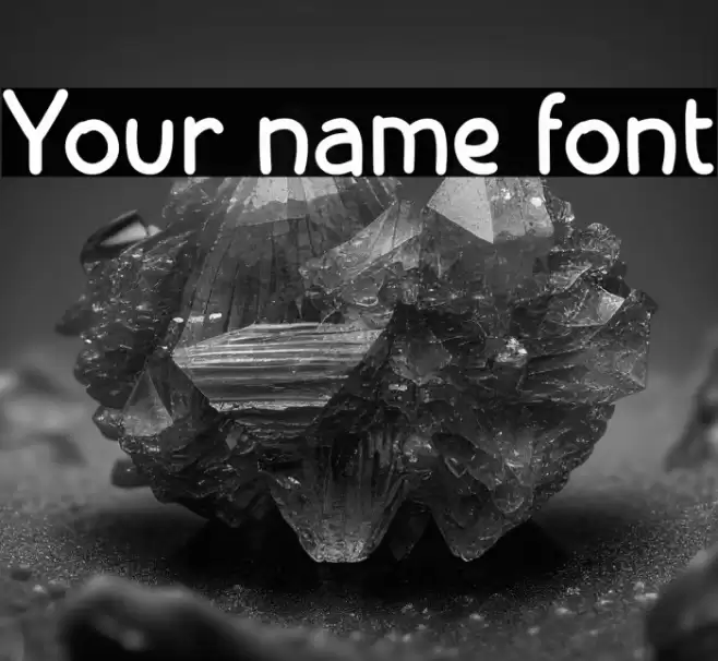 Your name font Font examples