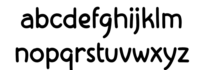 Your name font Font LOWERCASE