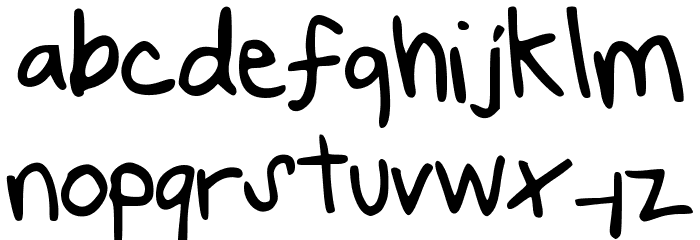 YourForever Font LOWERCASE