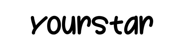 YourStar  免费字体下载