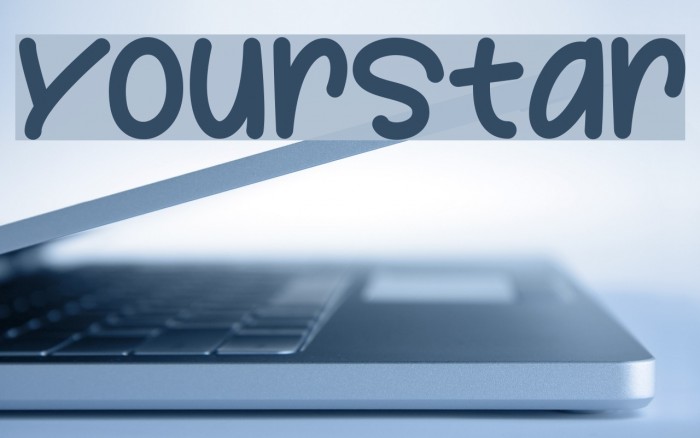 YourStar Font examples