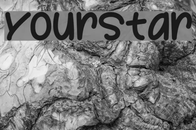 YourStar Font examples