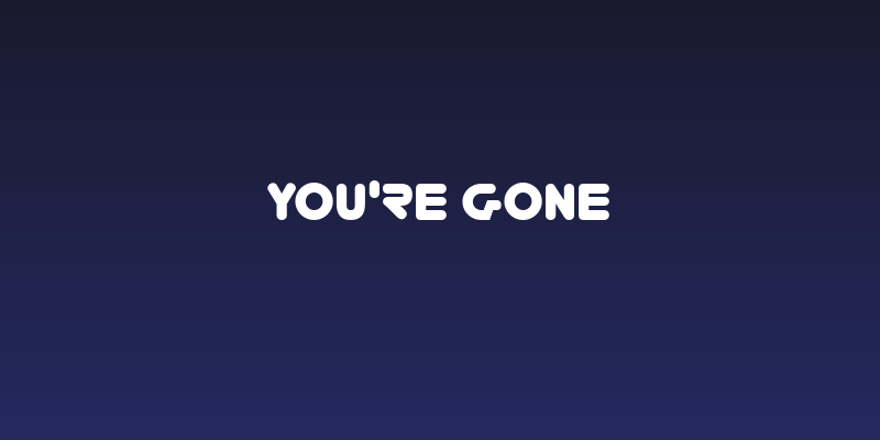 You're Gone Social Header