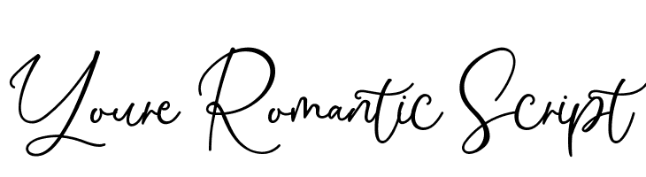 Youre Romantic Script  नि: शुल्क फ़ॉन्ट्स डाउनलोड