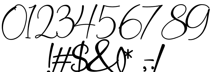 Youre Romantic Script Font OTHER CHARS