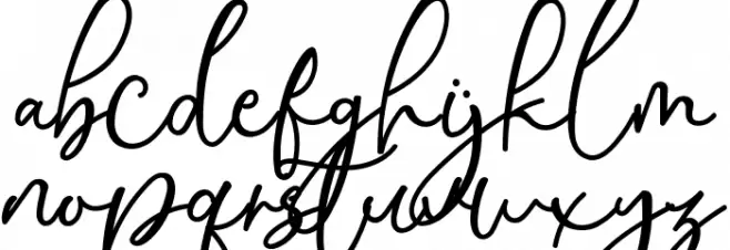 Youre Romantic Script फ़ॉन्ट लोअरकेस